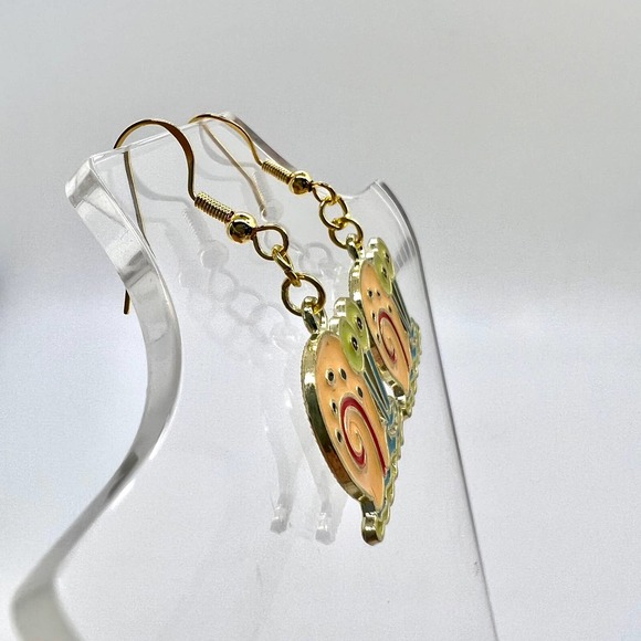 Spongebob Earrings - Gary The Snail Earrings - Nickelodeon Cartoon Earrings - Picture 3 of 10